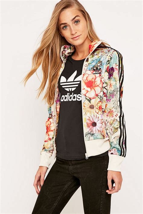 adidas originals floral jacket